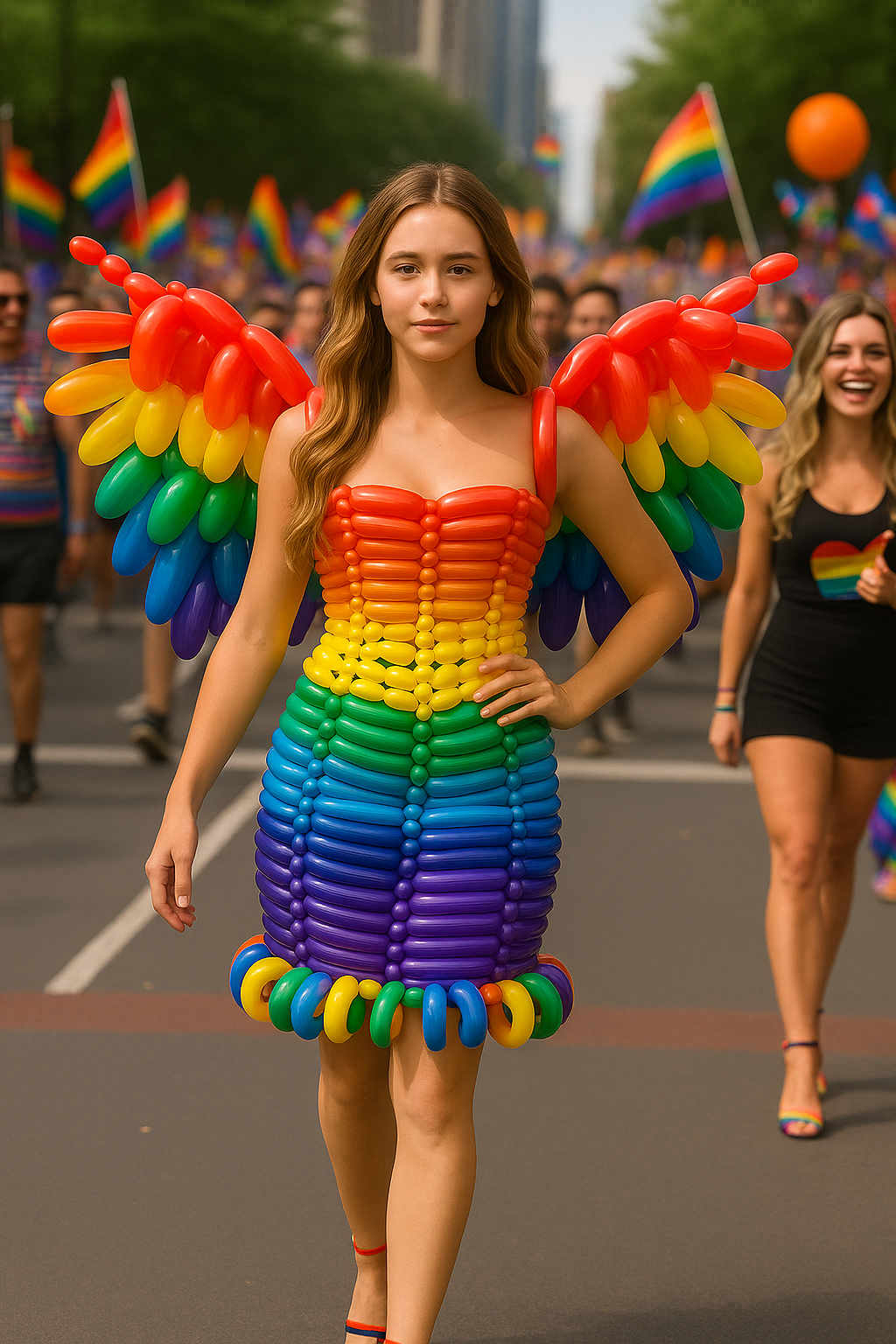 Pride event editorial look